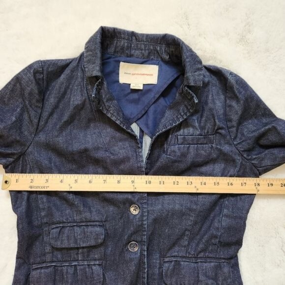Anthropologie Pilcro And The Letterpress Denim Jacket Size Small - Picture 13 of 16